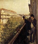 Gustave Caillebotte, The man stand on the terrace